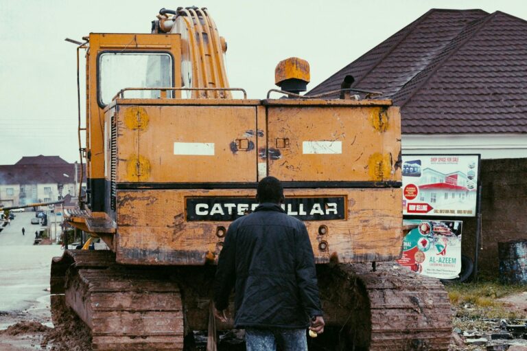 Machinery on a Construction Field 